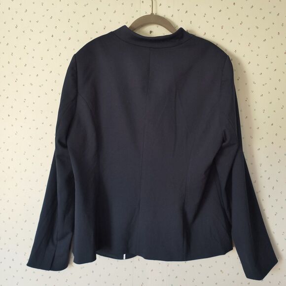 41 Hawthorn Blazer NEW XL Navy Blue Froswick Stitch Fix Ponte Open Career Travel - Picture 5 of 14